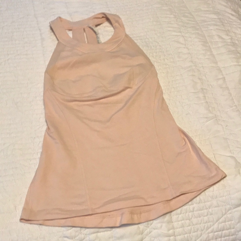 Lululemon blush pink workout tank